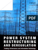 Power System Restructuring and Deregulation Trading, Performance and Information Technology