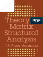 Theory of Matrix Structural Analysis