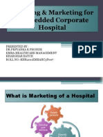 Planning The Marketing For 300 Bedded Corporate Hospital