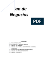 Plan de Negocios