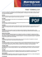 Glossary of Paint Terms-Marmoran - Co.za