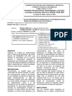 Modelo Optimo de Mantenimiento Centrado en Confiabilidad para Redes de Distribución de Energia