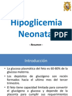 Hipoglicemia Neonatal