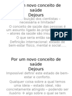 Por Um Novo Conceito de Saúde - Dejours