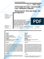 ABNT NBR 13543 Movimentação de Carga - Laços de Cabo de Aço - Utilização e Manutenção