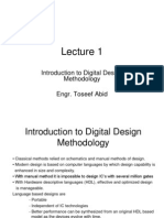 Introduction To Digital Design Methodology Engr. Toseef Abid