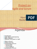 Agile and Scrum.