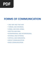 2 Forms of Communication