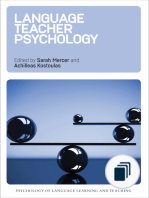 Psychology of Language Learning and Teaching