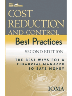 Cost Reduction and Control Best Practices: The Best Ways for a Financial Manager to Save Money