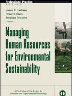 Managing Human Resources for Environmental Sustainability