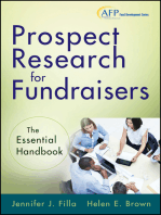 Prospect Research for Fundraisers: The Essential Handbook