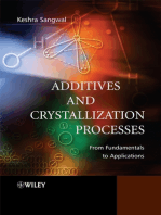 Additives and Crystallization Processes: From Fundamentals to Applications