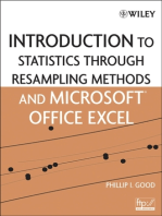 Introduction to Statistics Through Resampling Methods and Microsoft Office Excel