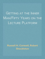 Getting at the Inner Man/Fifty Years on the Lecture Platform