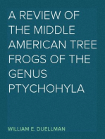 A Review of the Middle American Tree Frogs of the Genus Ptychohyla