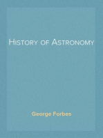 History of Astronomy