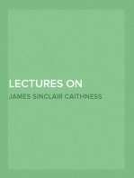 Lectures on Popular and Scientific Subjects