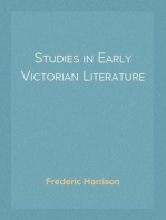 Studies in Early Victorian Literature