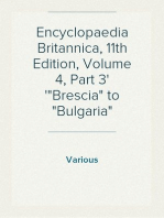 Encyclopaedia Britannica, 11th Edition, Volume 4, Part 3
"Brescia" to "Bulgaria"