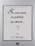 So you want to publish an ebook