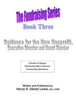 The Fundraising Series: Book 3 - Guidance For The New Nonprofit