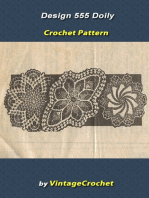 Design 555 Doilies Vintage Crochet Pattern eBook