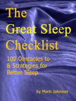 The Great Sleep Checklist, 100 Obstacles To & Strategies for Better Sleep