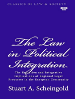 The Law in Political Integration