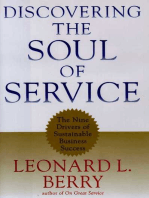 Discovering the Soul of Service: The Nine Drivers of Sustainable Business Success