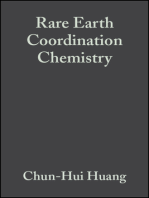 Rare Earth Coordination Chemistry: Fundamentals and Applications