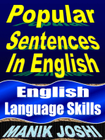 Popular Sentences in English: English Language Skills