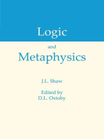 Logic and Metaphysics