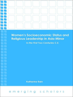 Women's Socioeconomic Status and Religious Leadership in Asia Minor: In the First Two Centuries C.E.