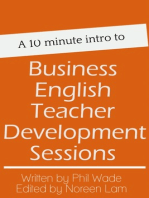 A 10 minute intro to Business English Teacher Development Sessions