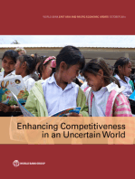 East Asia and Pacific Economic Update October 2014: Enhancing Competitiveness in an Uncertain World