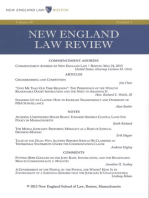 New England Law Review: Volume 48, Number 1 - Fall 2013