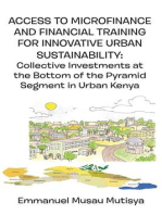 Access to Microfinance and Financial Training for Innovative Urban Sustainability: Collective Investments at the Bottom of t