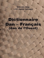 Dictionnaire Dan-Fran�ais (dan de l�Ouest)