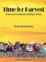 Time for Harvest: Women and Constitution Making in Kenya