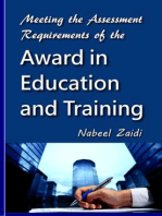 Meeting the Assessment Requirements of the Award in Education and Training