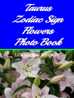 Taurus Zodiac Sign Flowers Photo Book