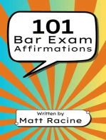 101 Bar Exam Affirmations: Bar Exam Booklets, #1