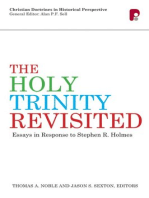 The Holy Trinity Revisited: Essays in Response to Stephen Holmes