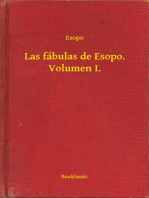 Las fábulas de Esopo. Volumen I.