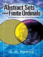 Abstract Sets and Finite Ordinals: An Introduction to the Study of Set Theory