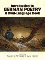 Introduction to German Poetry: A Dual-Language Book