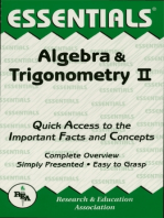 Algebra & Trigonometry II Essentials