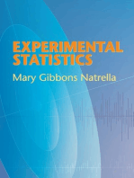 Experimental Statistics