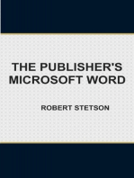 The Publisher's Microsoft Word